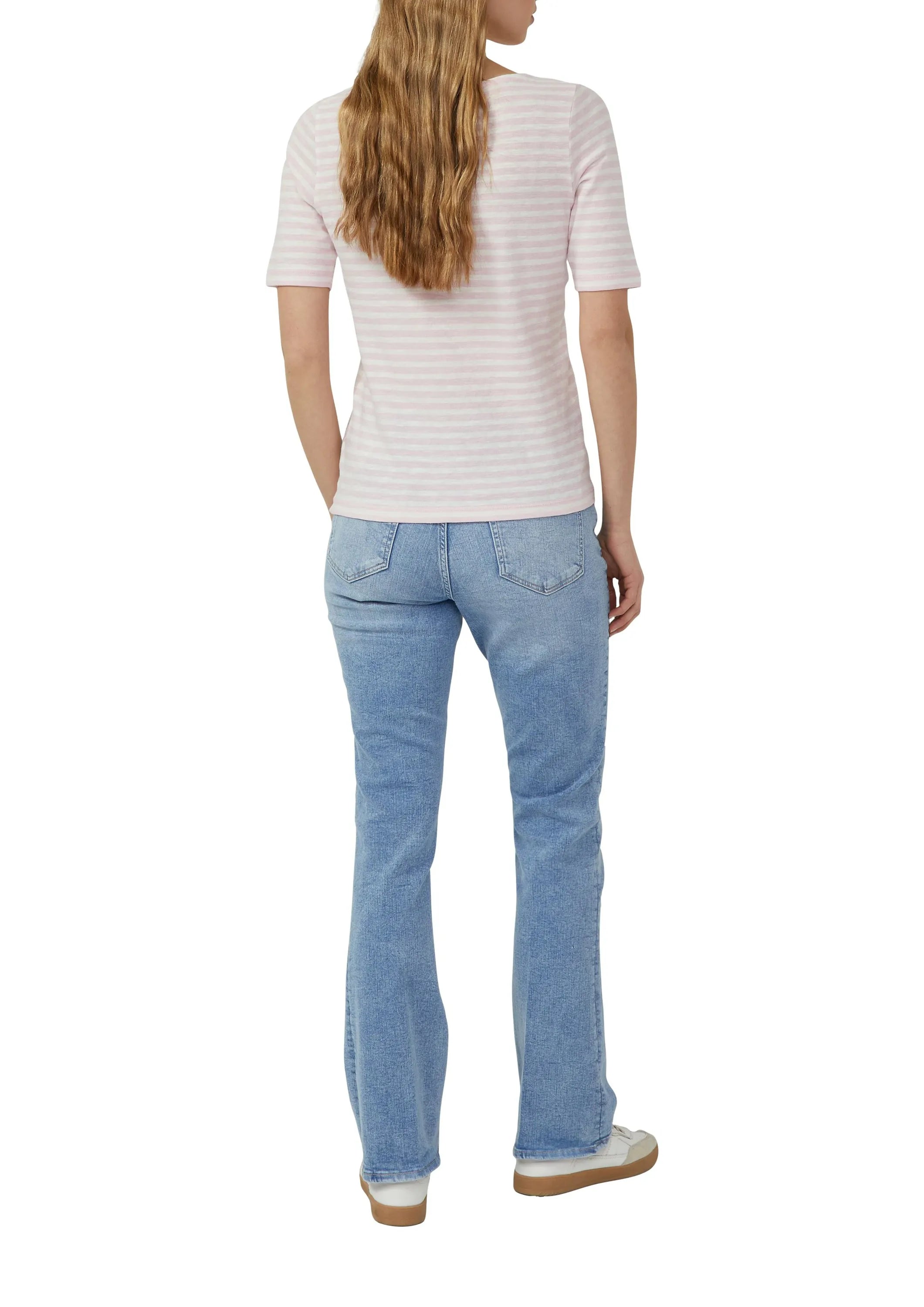 T-Shirt aus Slim Fit Baumwolle