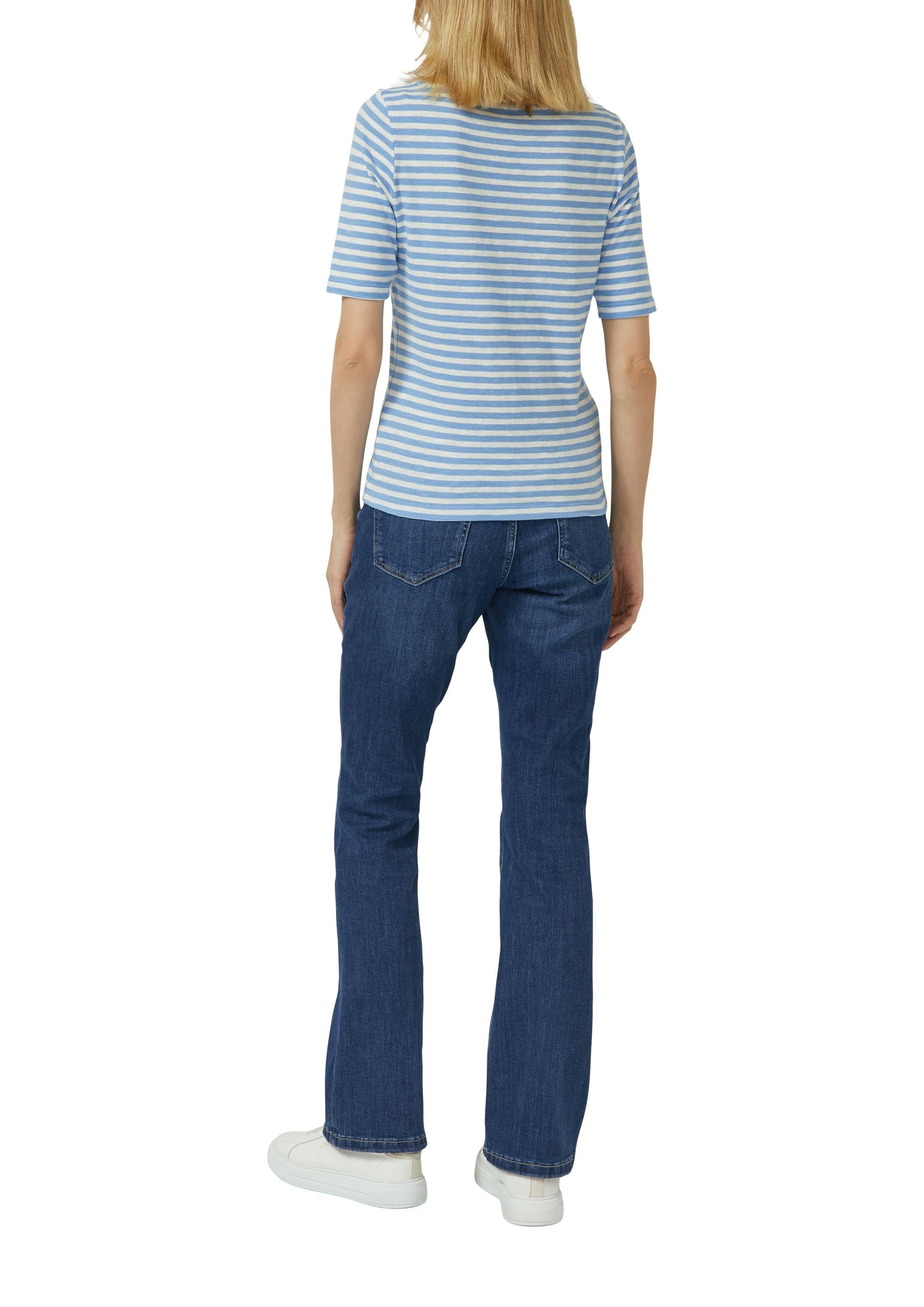 T-Shirt aus Slim Fit Baumwolle