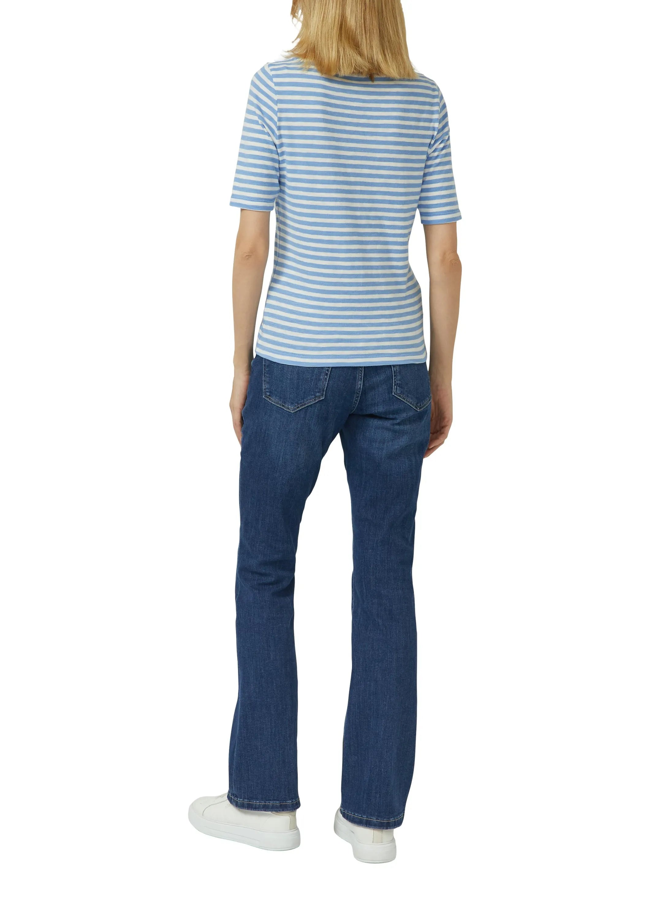 T-Shirt aus Slim Fit Baumwolle