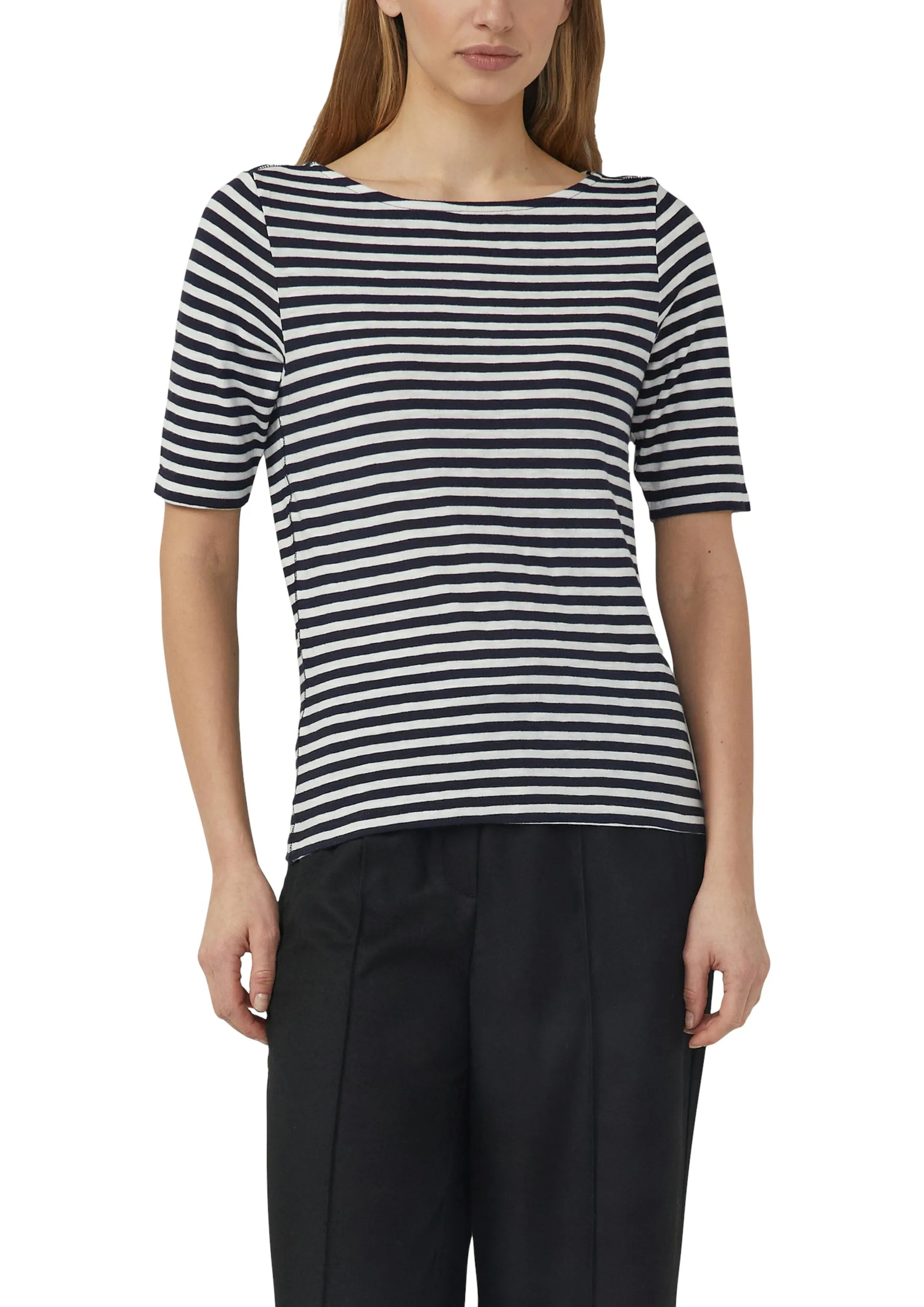 T-Shirt aus Slim Fit Baumwolle