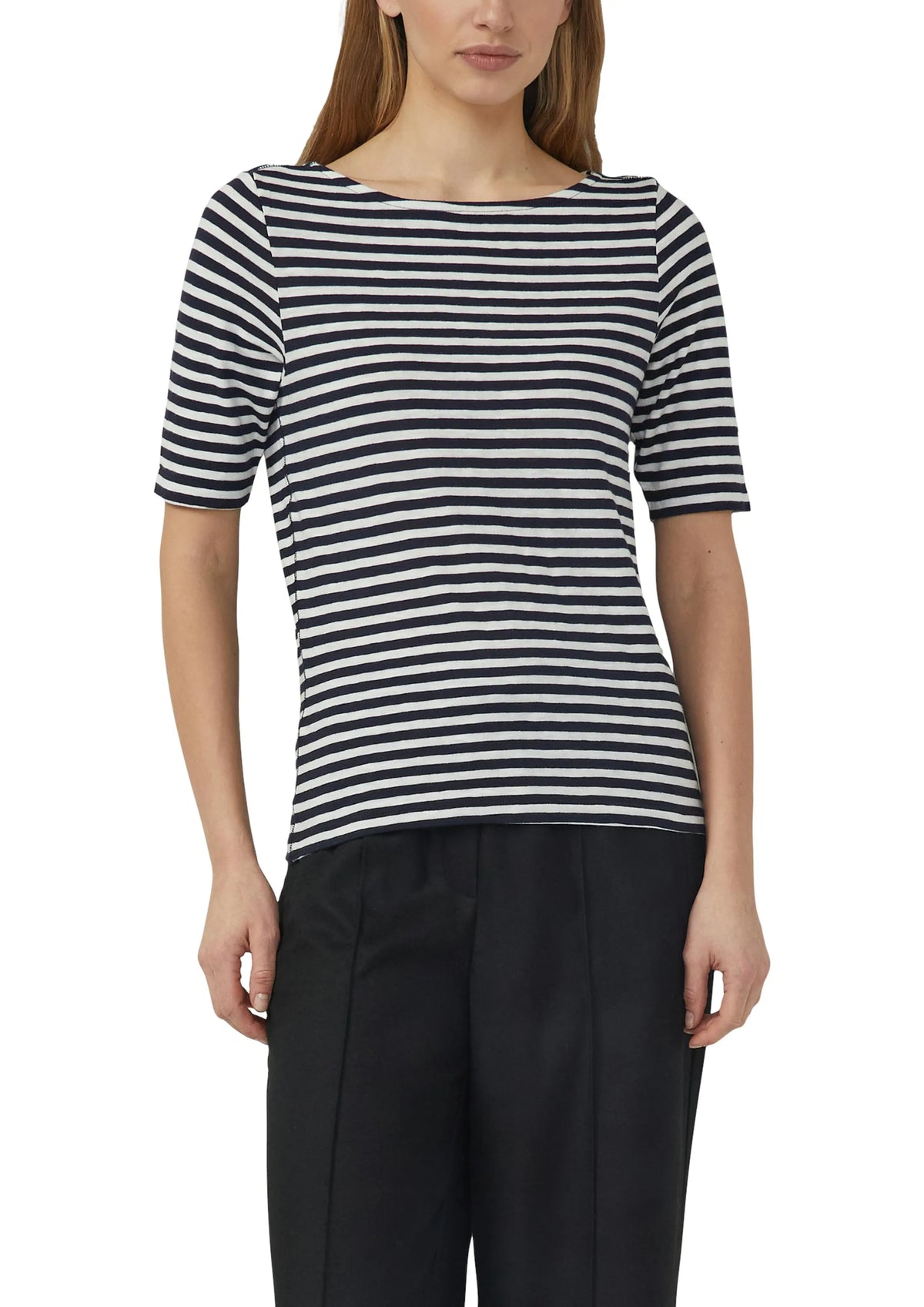 T-Shirt aus Slim Fit Baumwolle
