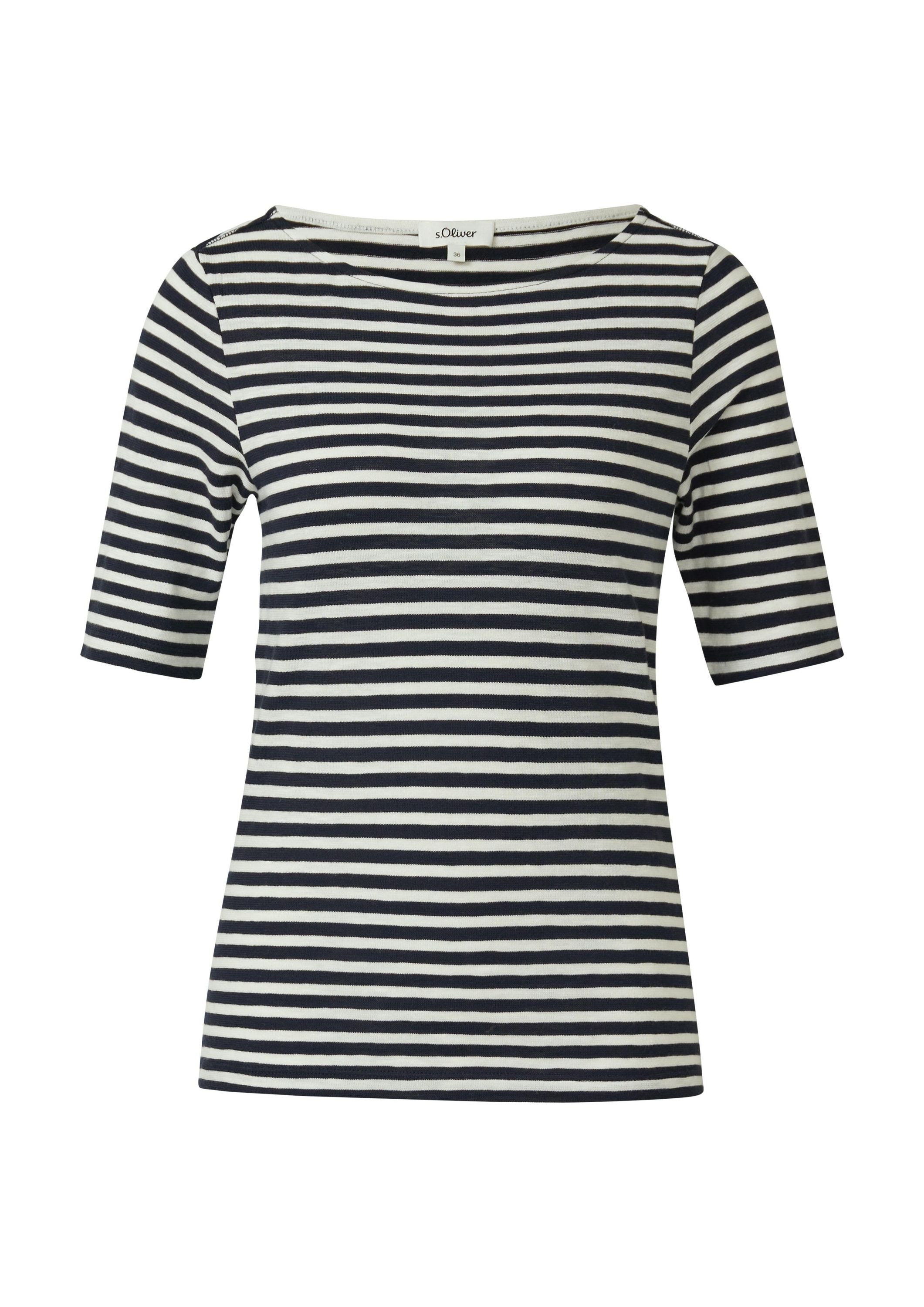 T-Shirt aus Slim Fit Baumwolle