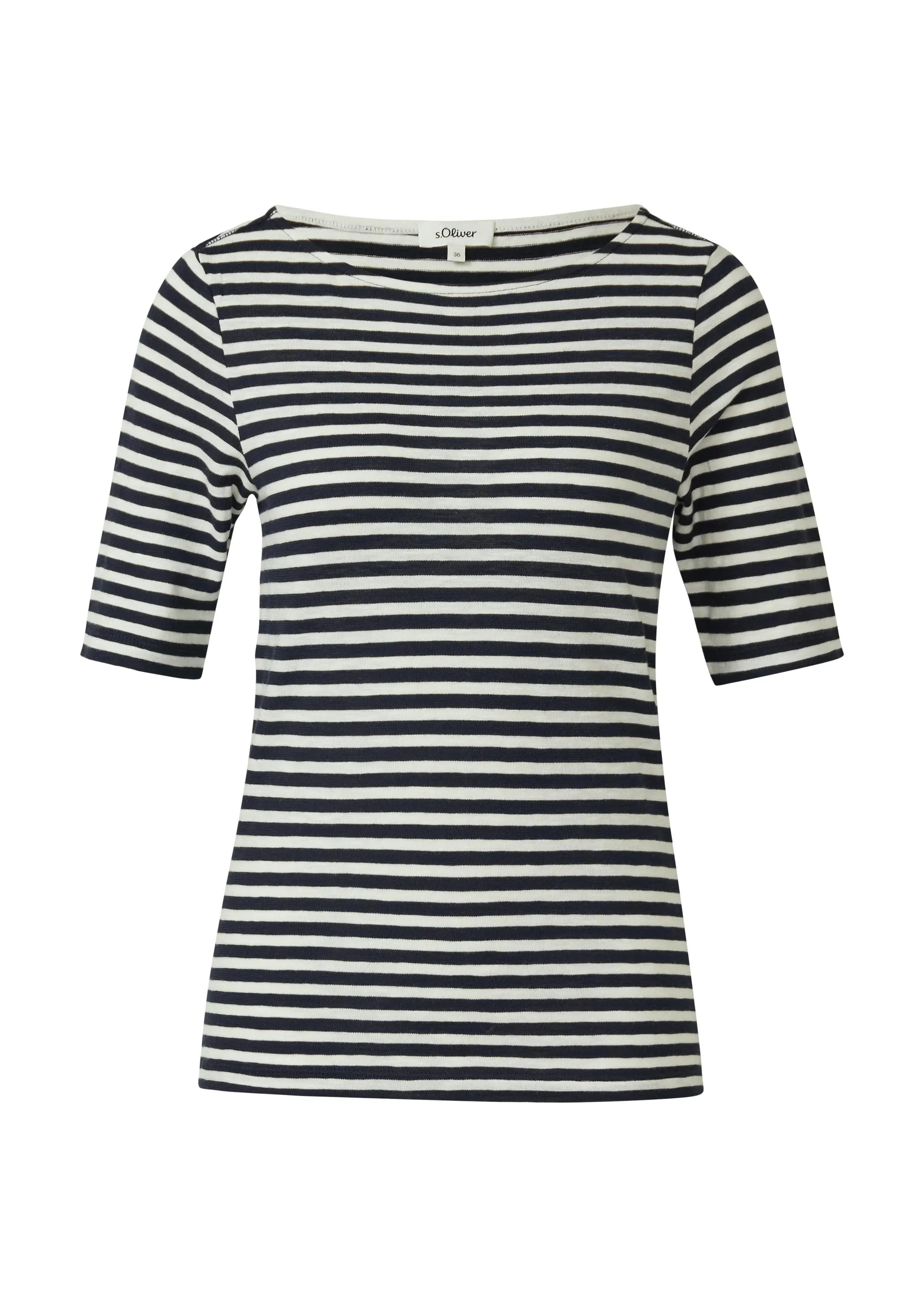 T-Shirt aus Slim Fit Baumwolle