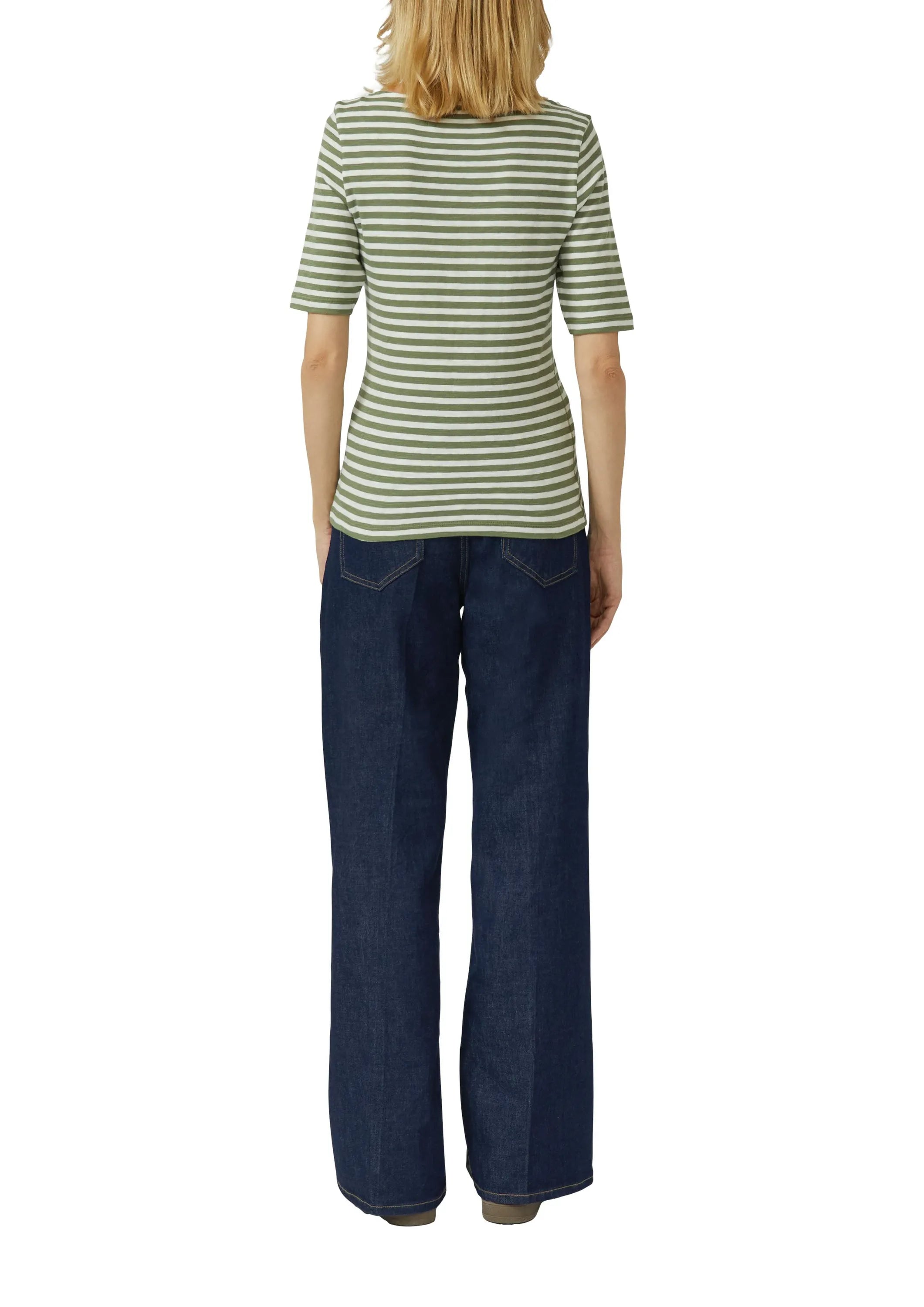 T-Shirt aus Slim Fit Baumwolle