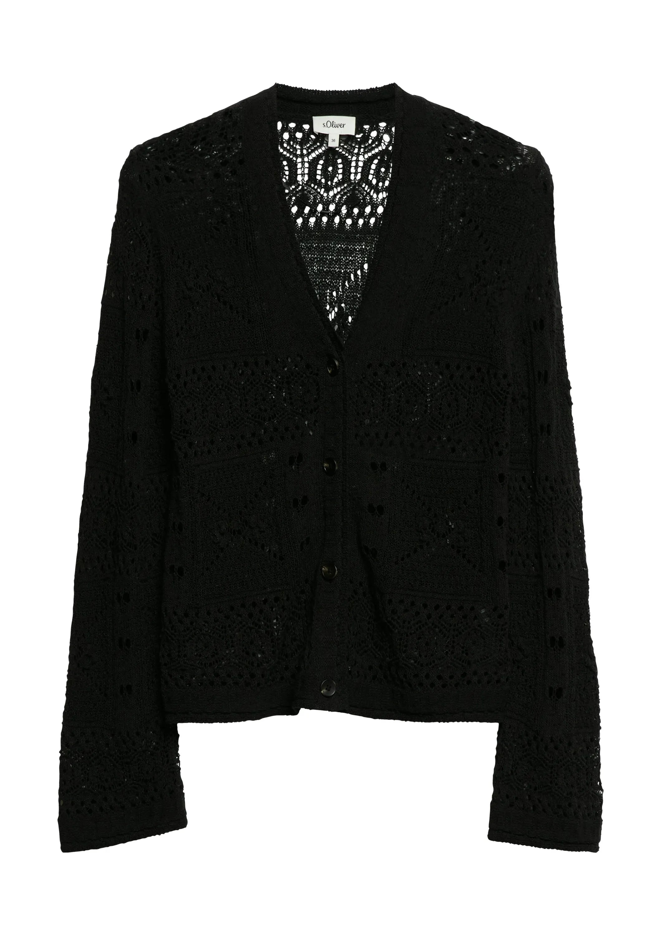 Strick-Cardigan aus Baumwollmix