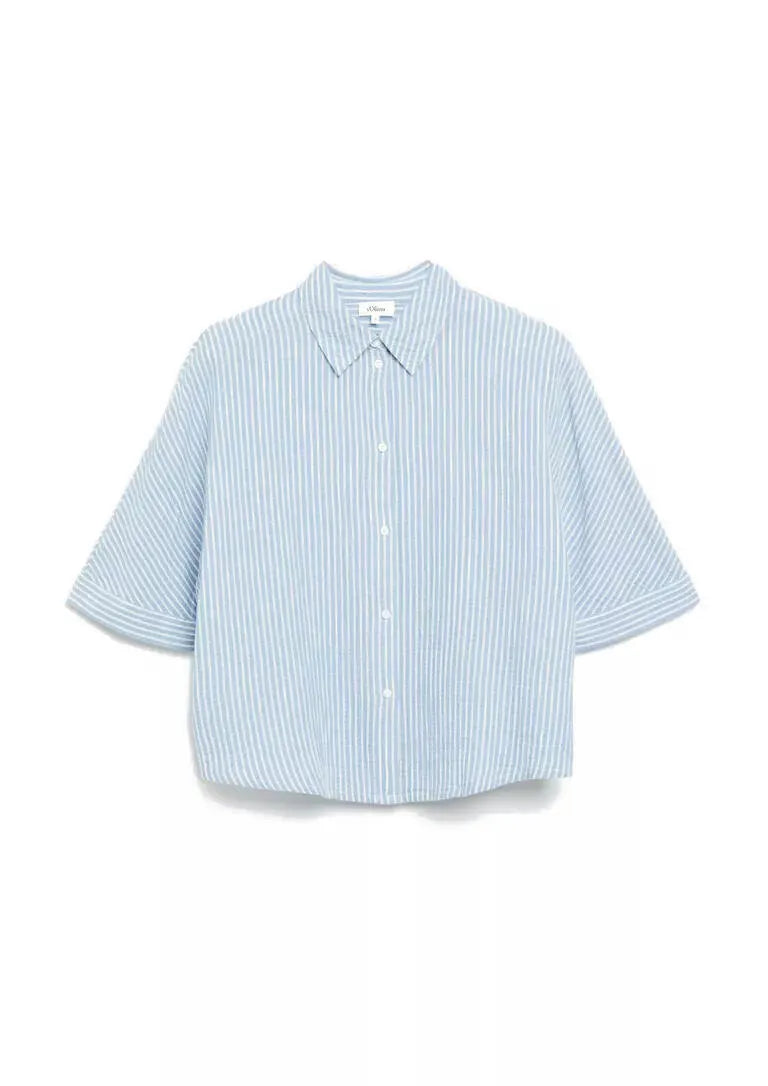 Bluse oversized aus Baumwolle