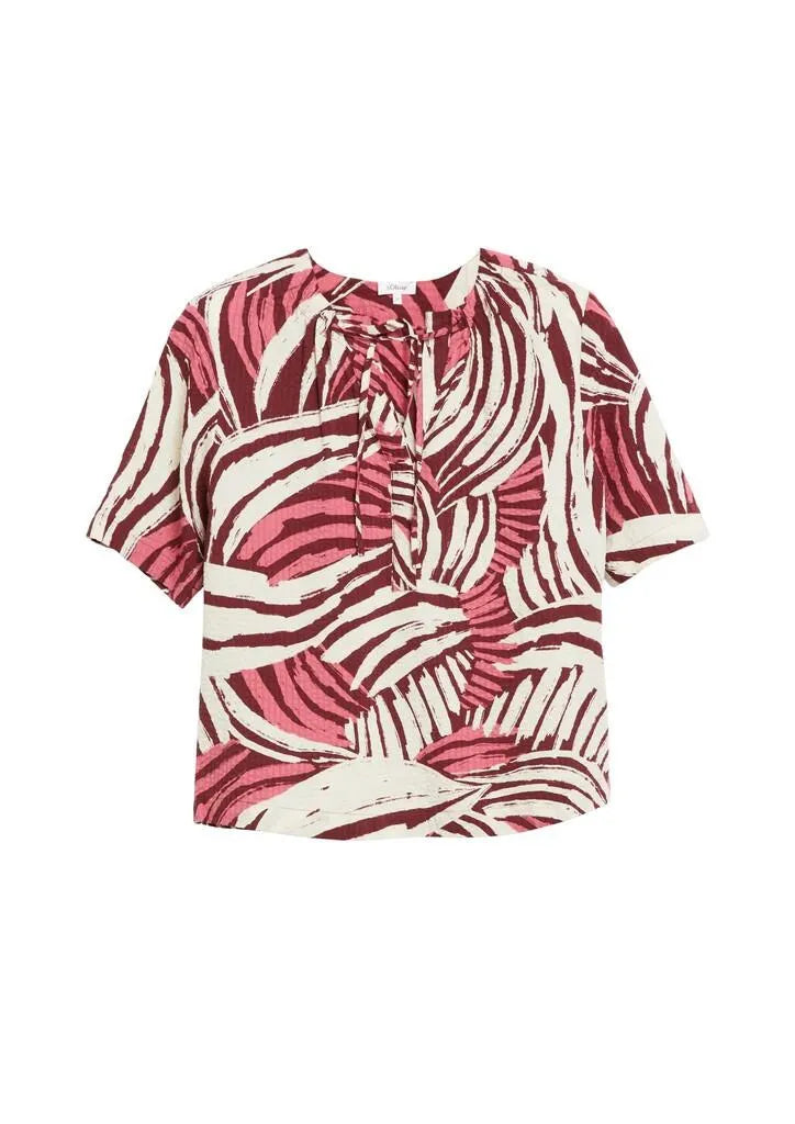 Bluse aus Viskosemix