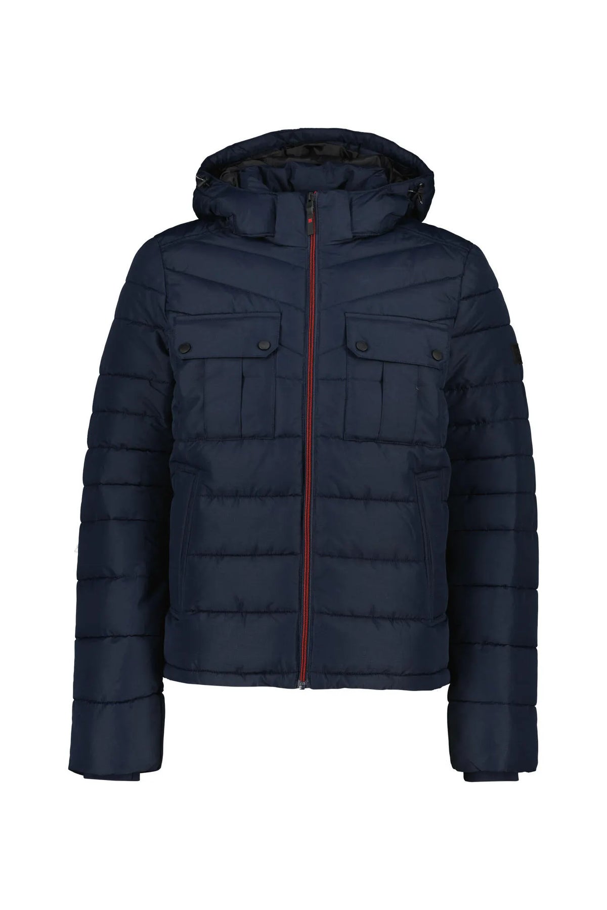 Winterjacke mit abnehmbarer Kapuze