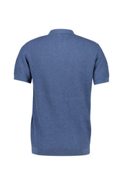 Strickpoloshirt aus Baumwolle