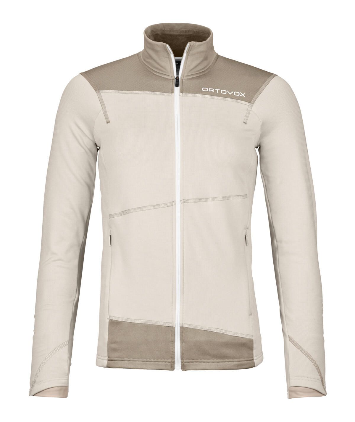 Fleecejacke mit Stehkragen
