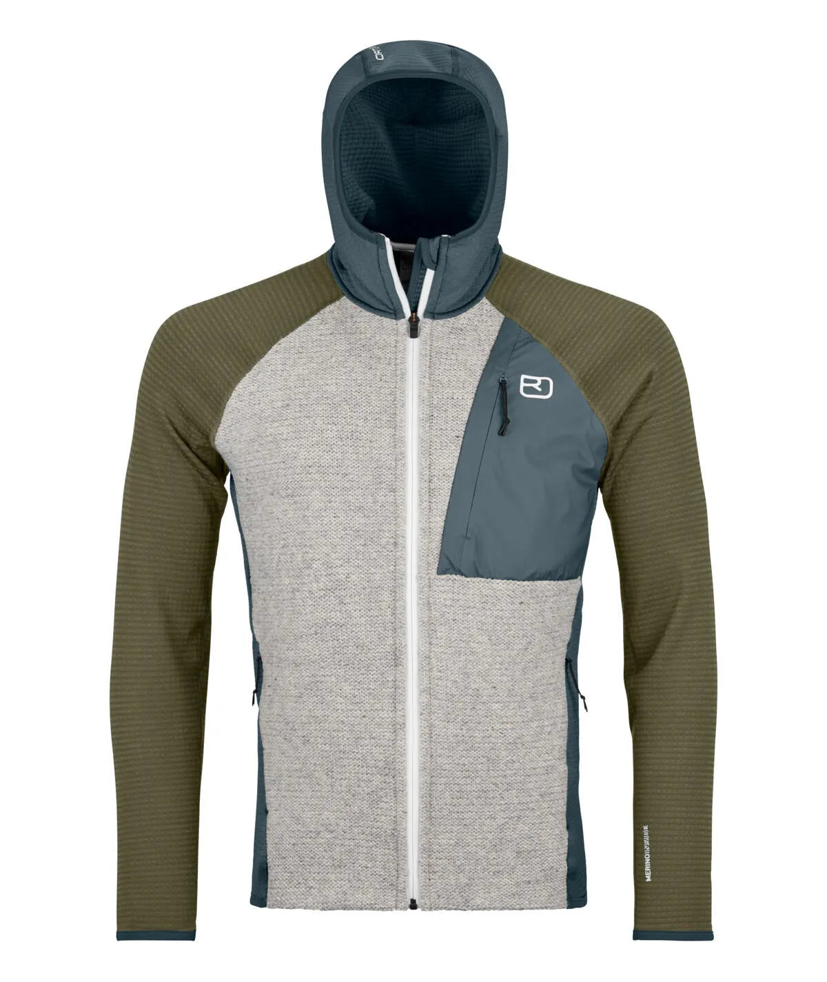 Fleecejacke mit Kapuze