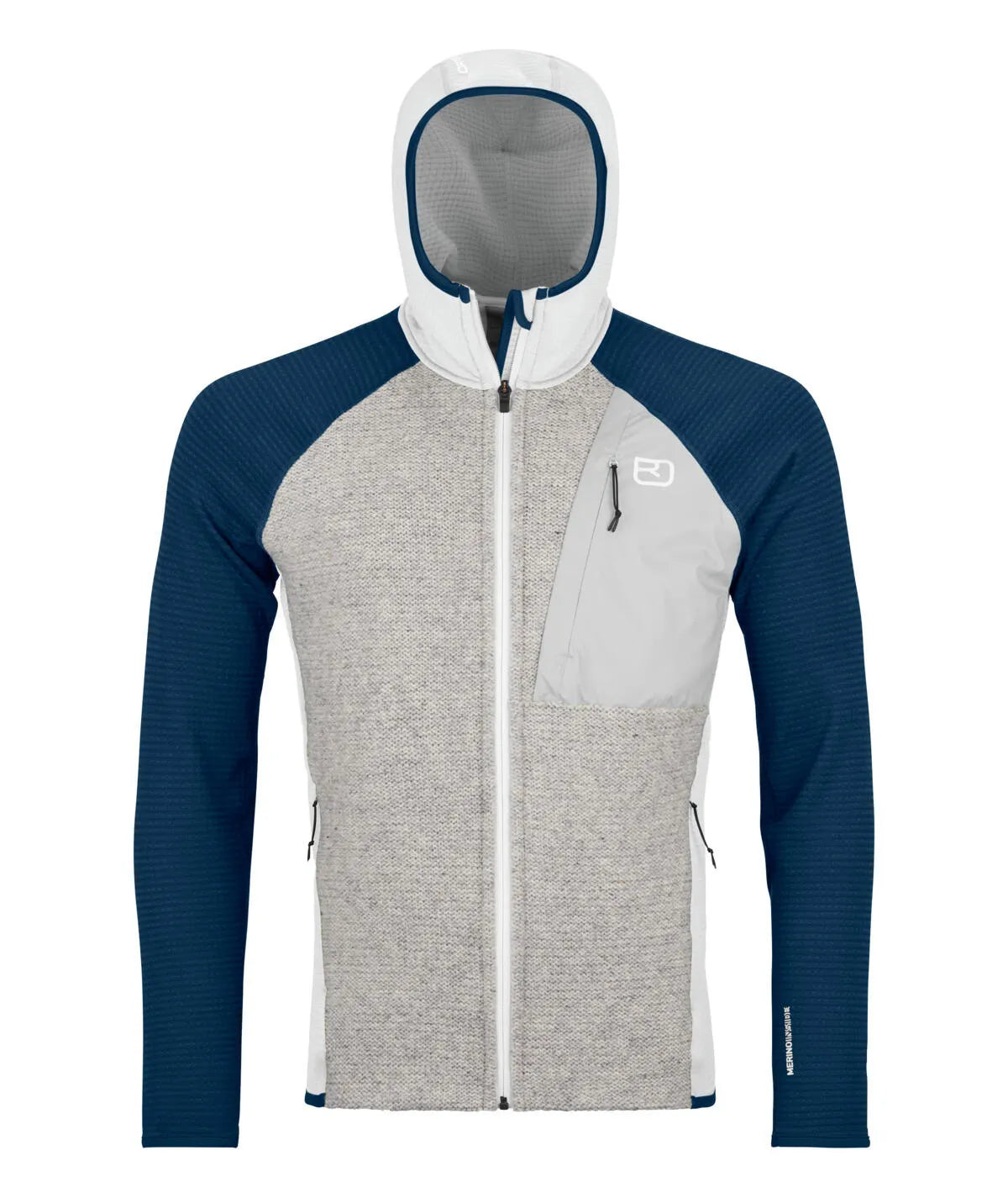 Fleecejacke mit Kapuze