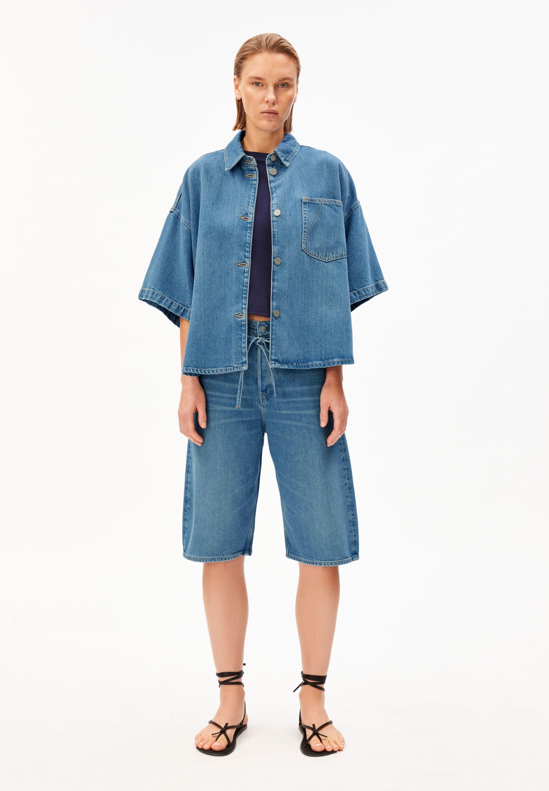Jeansbluse Relaxed Fit