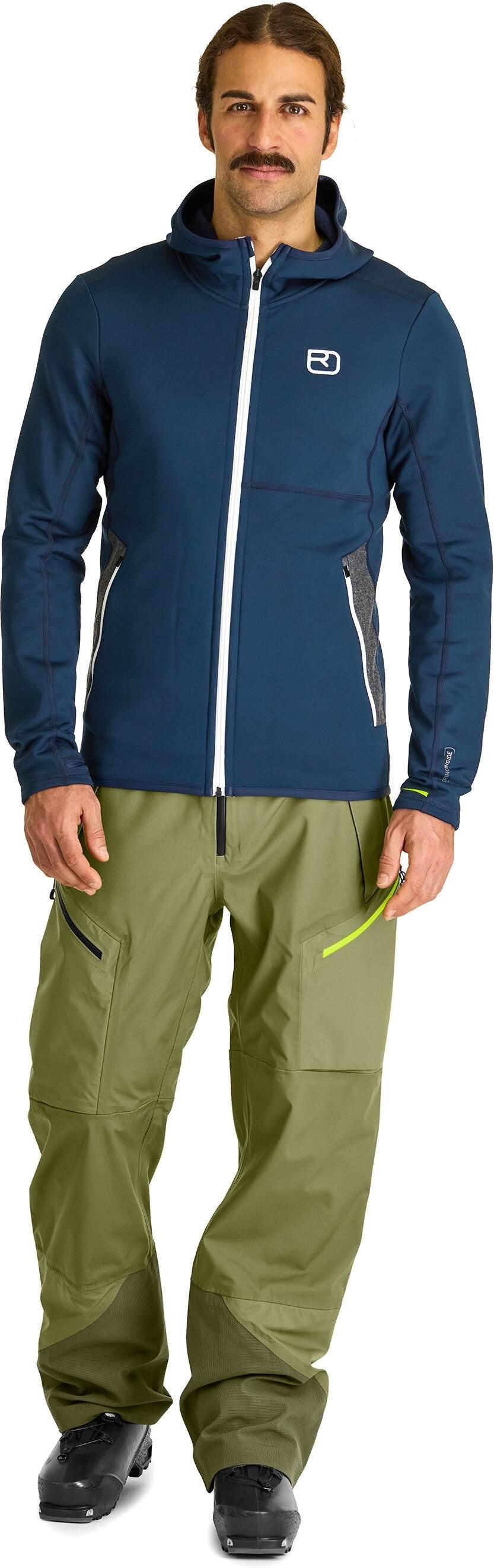 Fleecejacke mit Kapuze