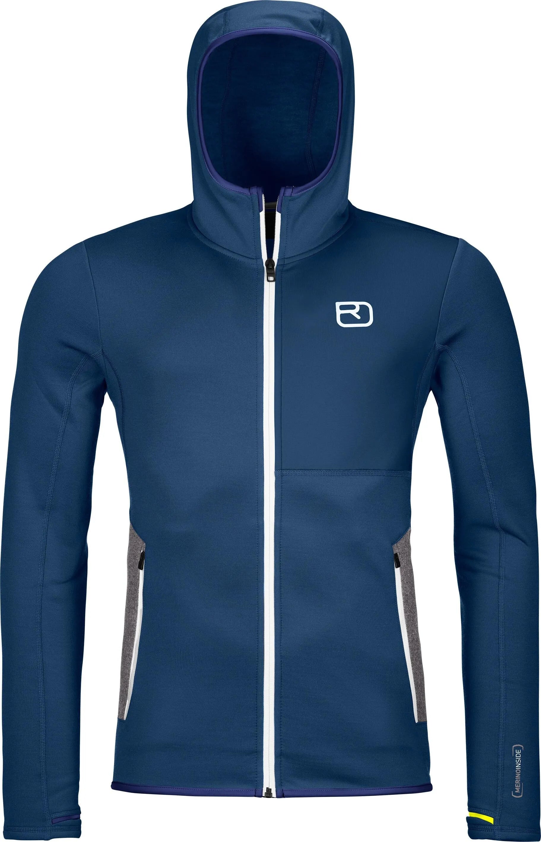 Fleecejacke mit Kapuze