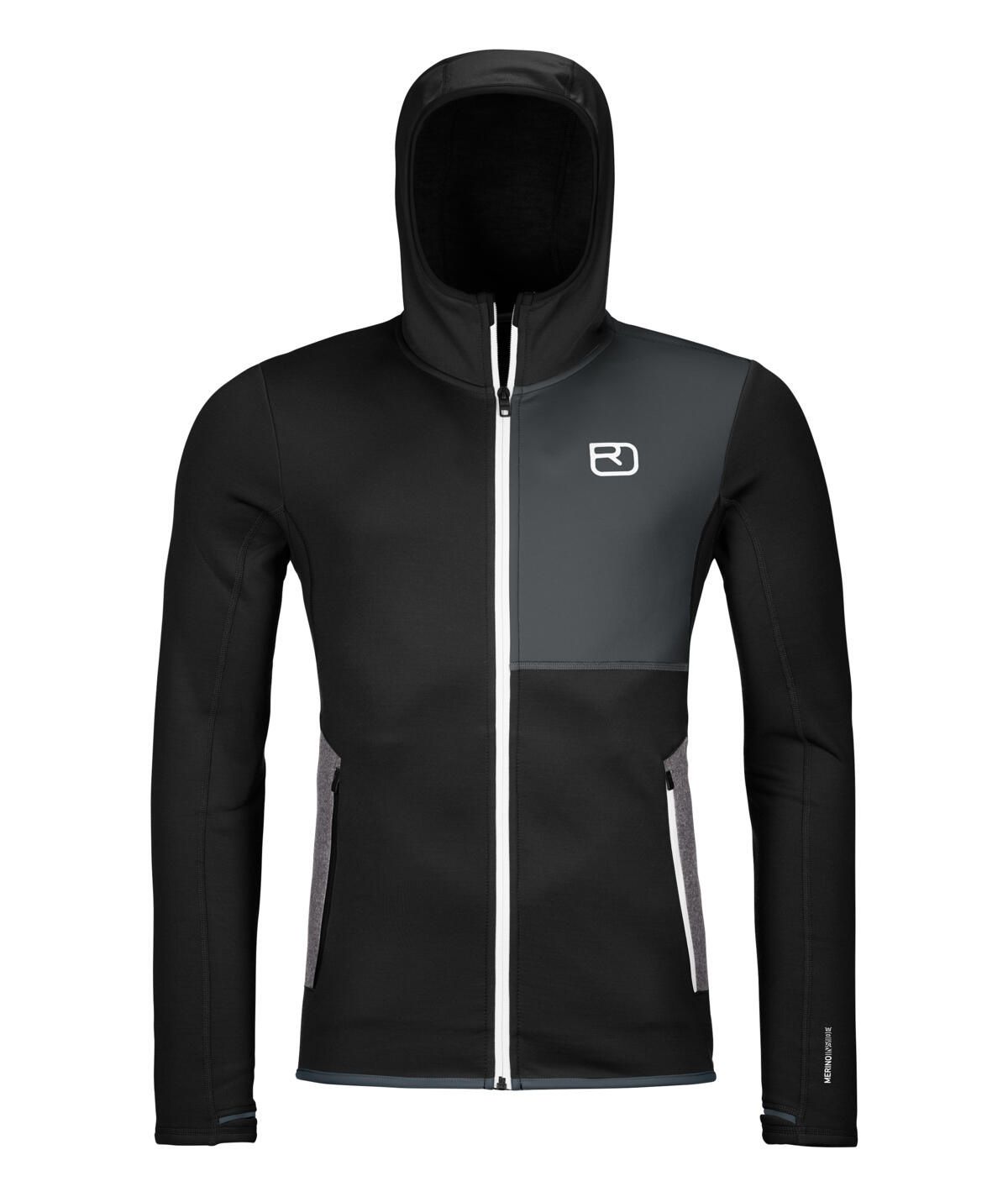 Fleecejacke mit Kapuze