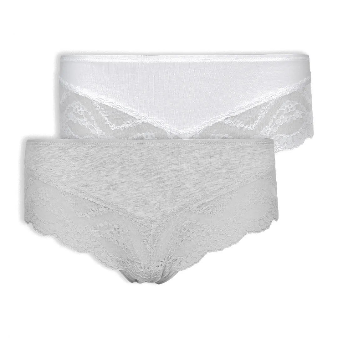 2er-Pack Lace Hipster