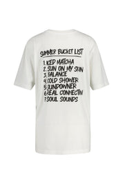 T-Shirt aus Baumwolle mit Backprint
