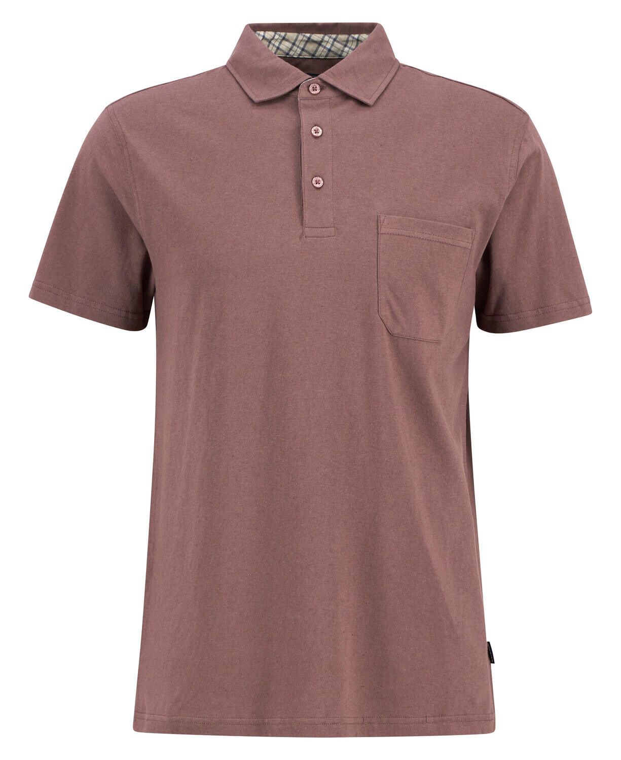 Poloshirt STEVENTON aus Leinenmix