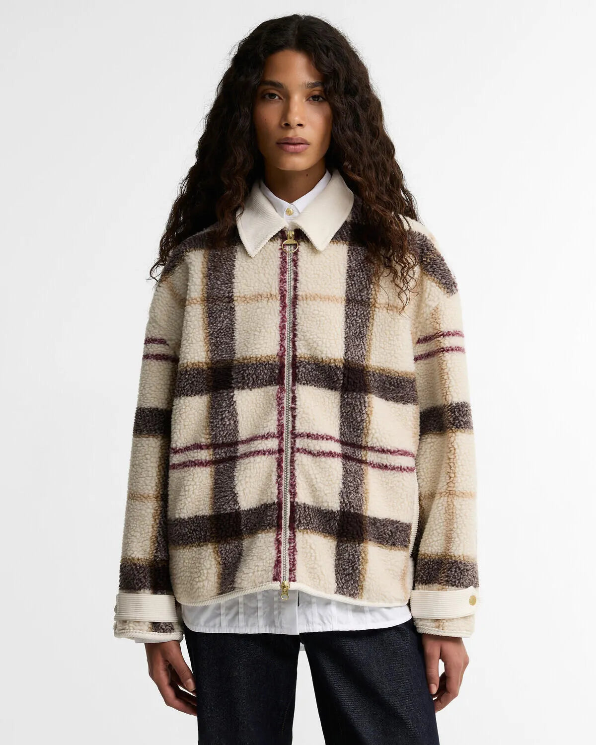 Fleecejacke HAZELWOOD TARTAN