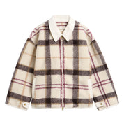 Fleecejacke HAZELWOOD TARTAN