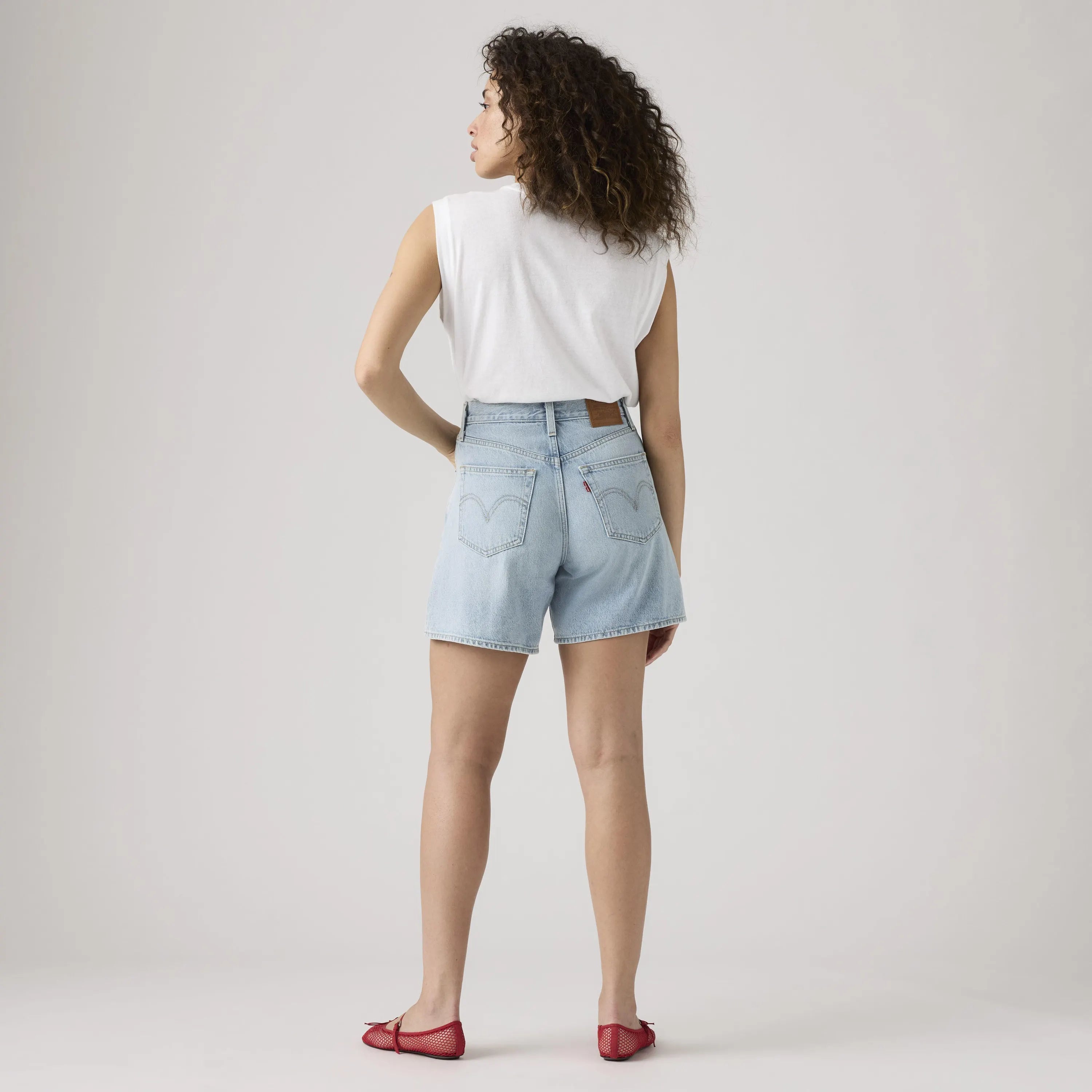 Jeansshorts High Waist Baggy