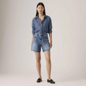 High-Rise Baggy Shorts