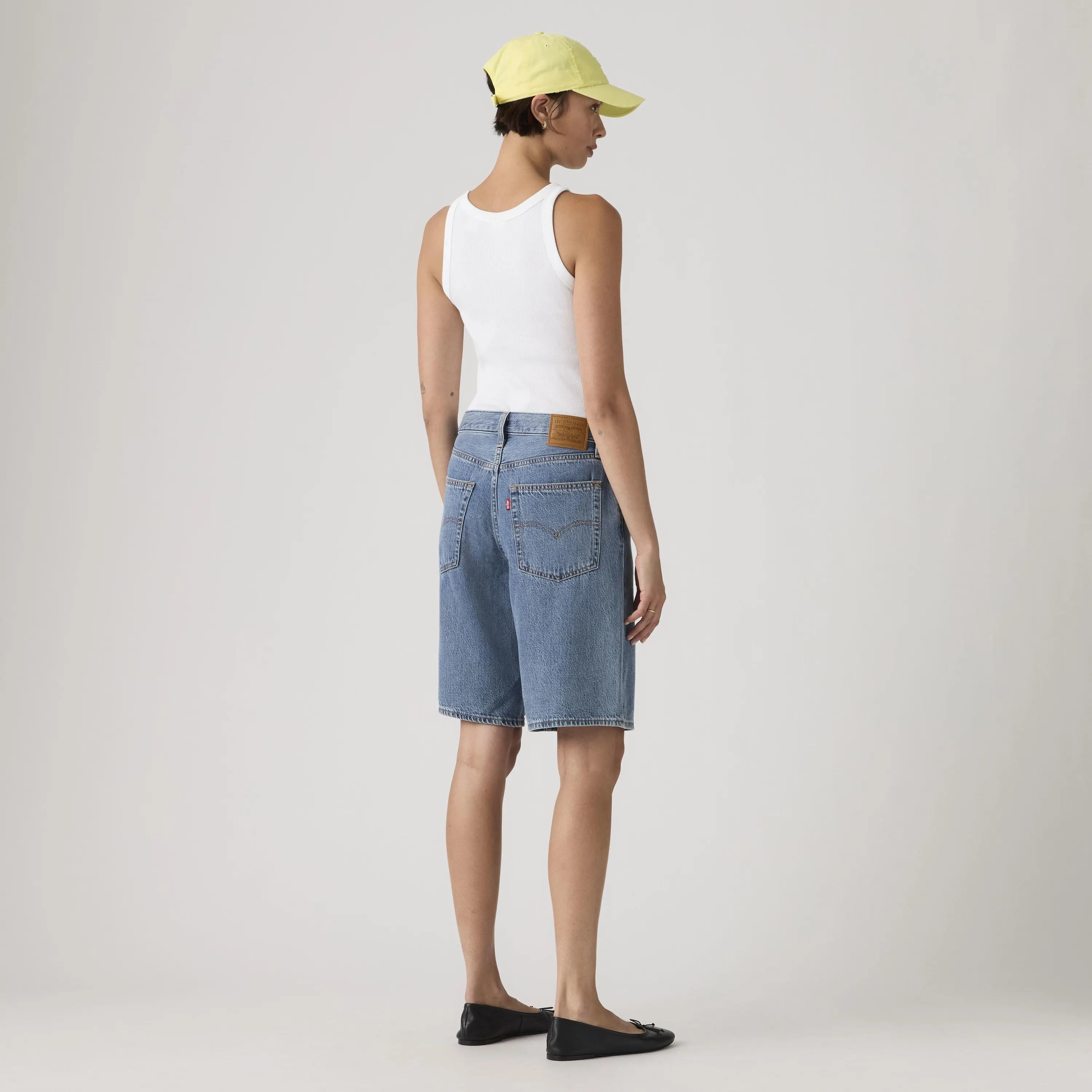Jeansshorts aus Baumwolle Baggy