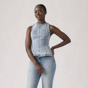 Top aus Baumwolle Regular Fit