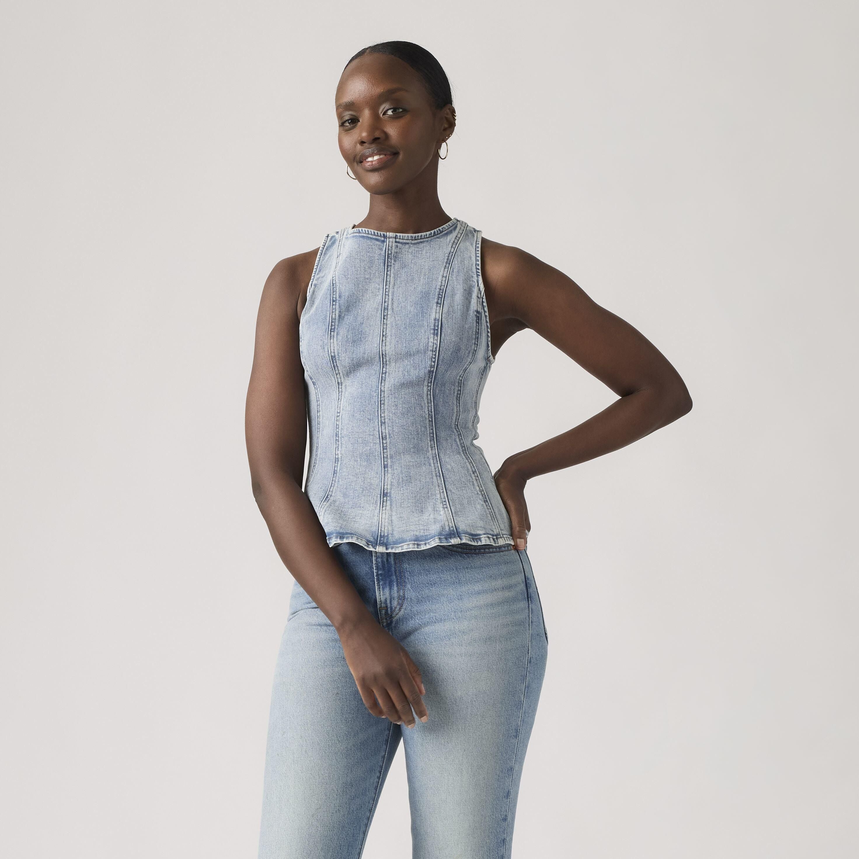 Top aus Baumwolle Regular Fit