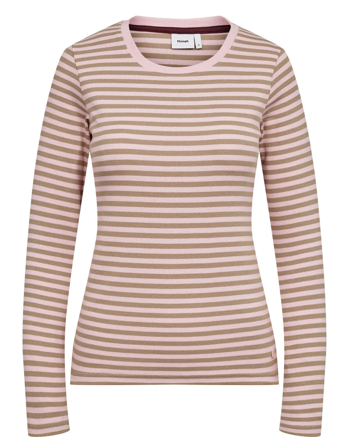 Langarmshirt aus Rippstrick