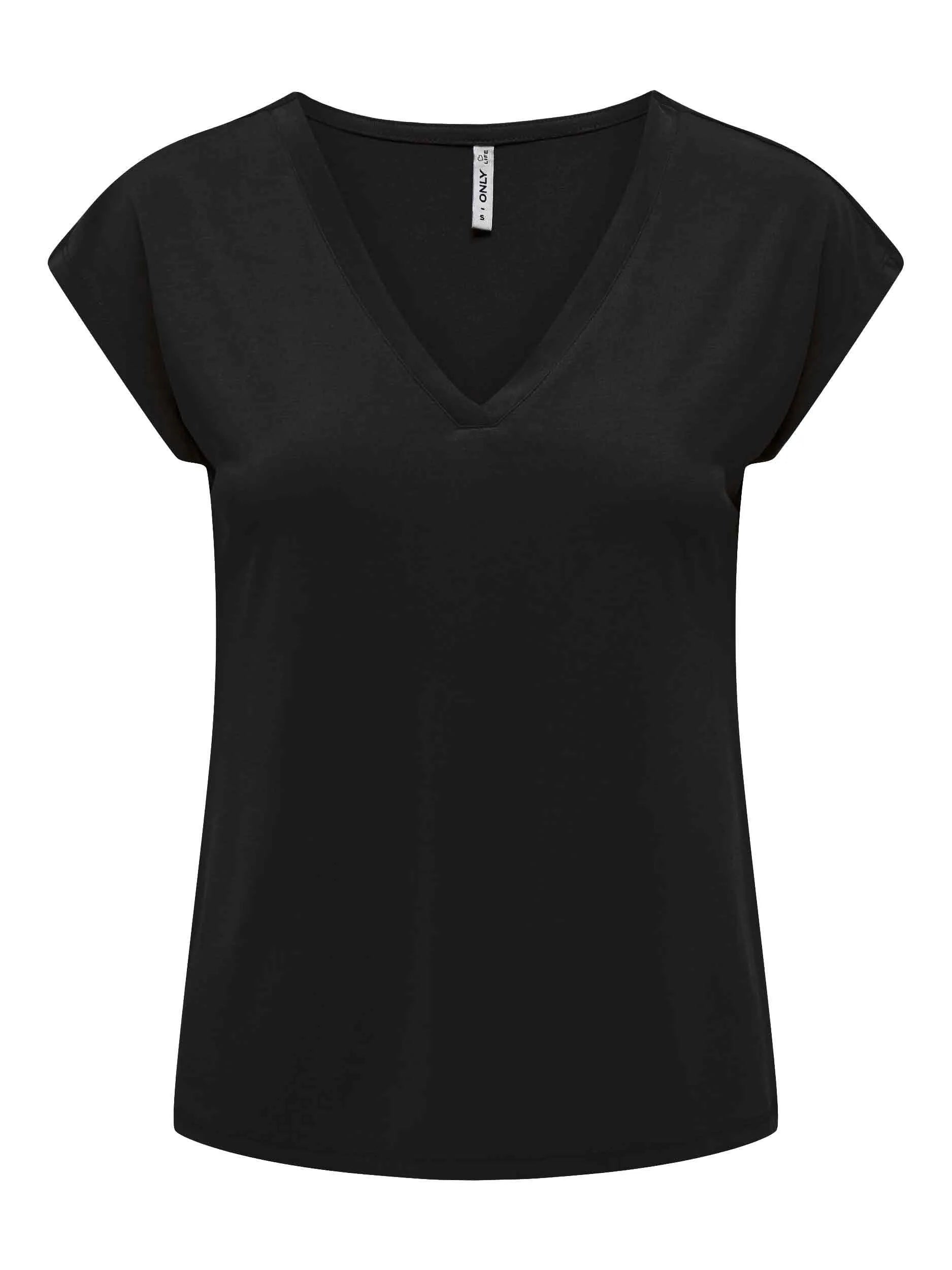 T-Shirt mit V-Neck