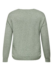 Strickpullover mit V-Ausschnitt