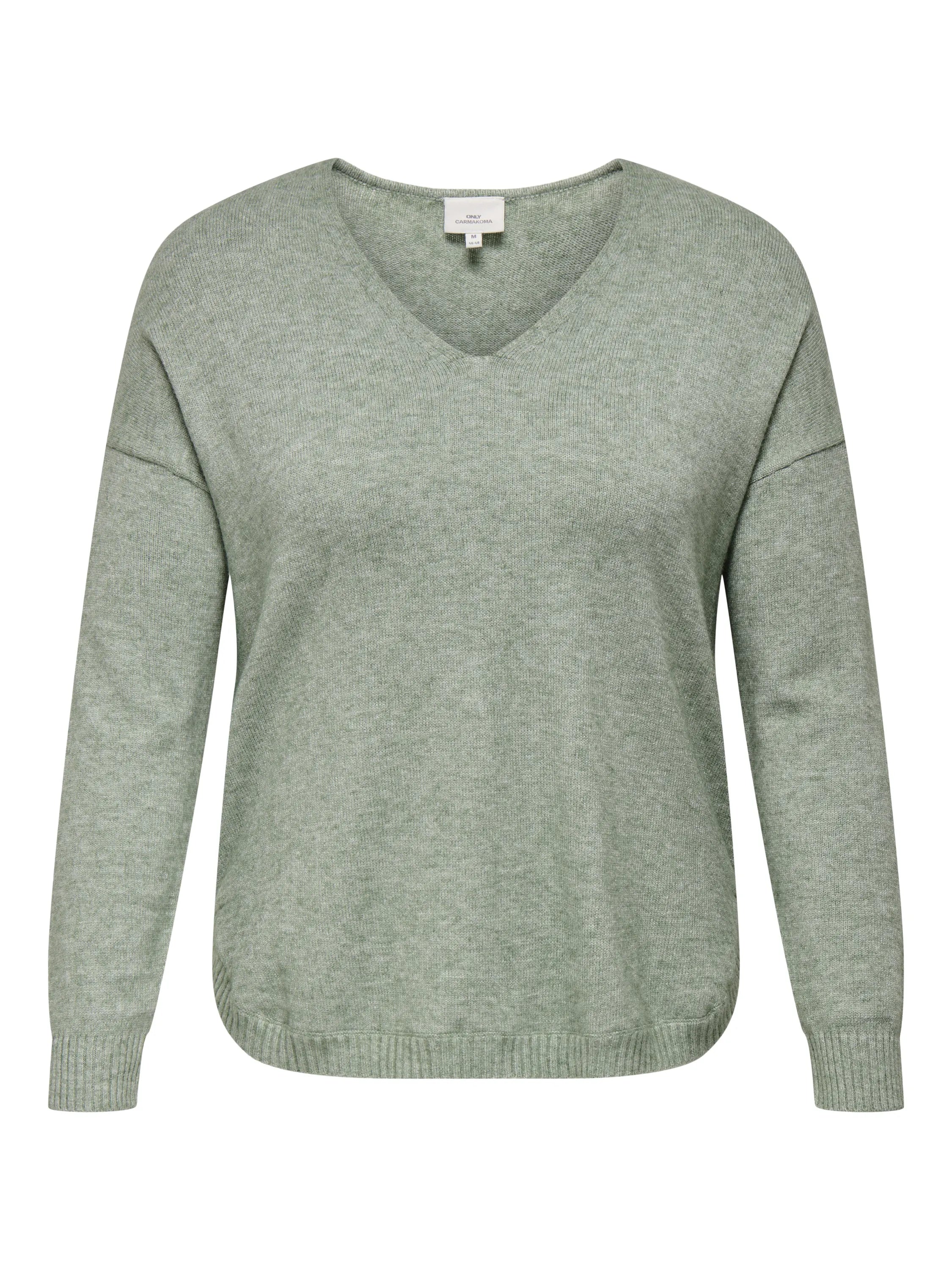 Strickpullover mit V-Ausschnitt
