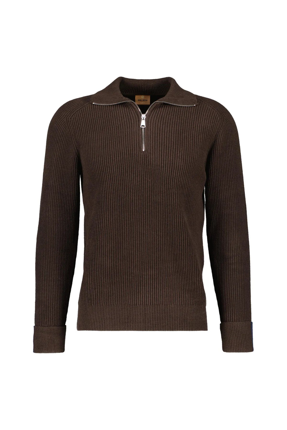 Strickpullover mit Quarter-Zip