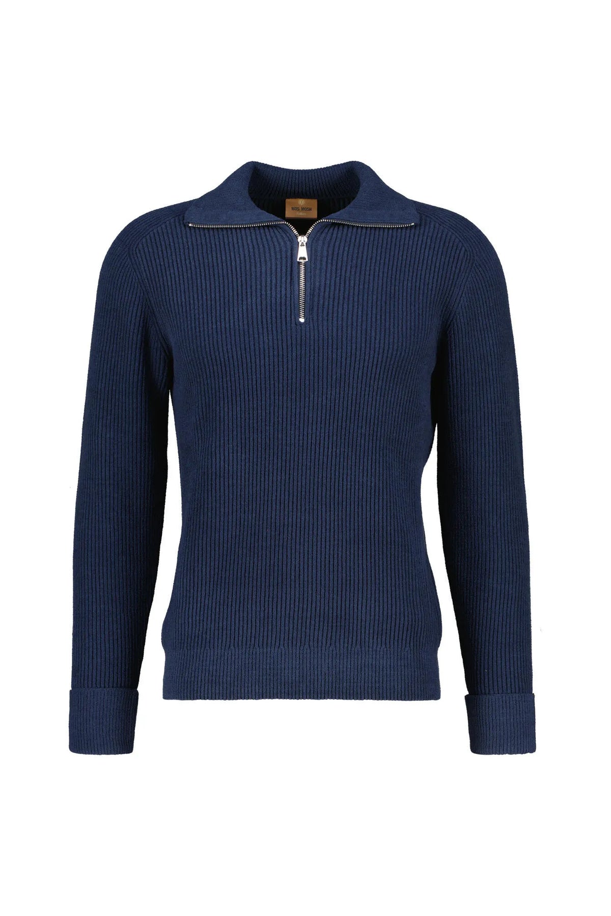 Strickpullover mit Quarter-Zip