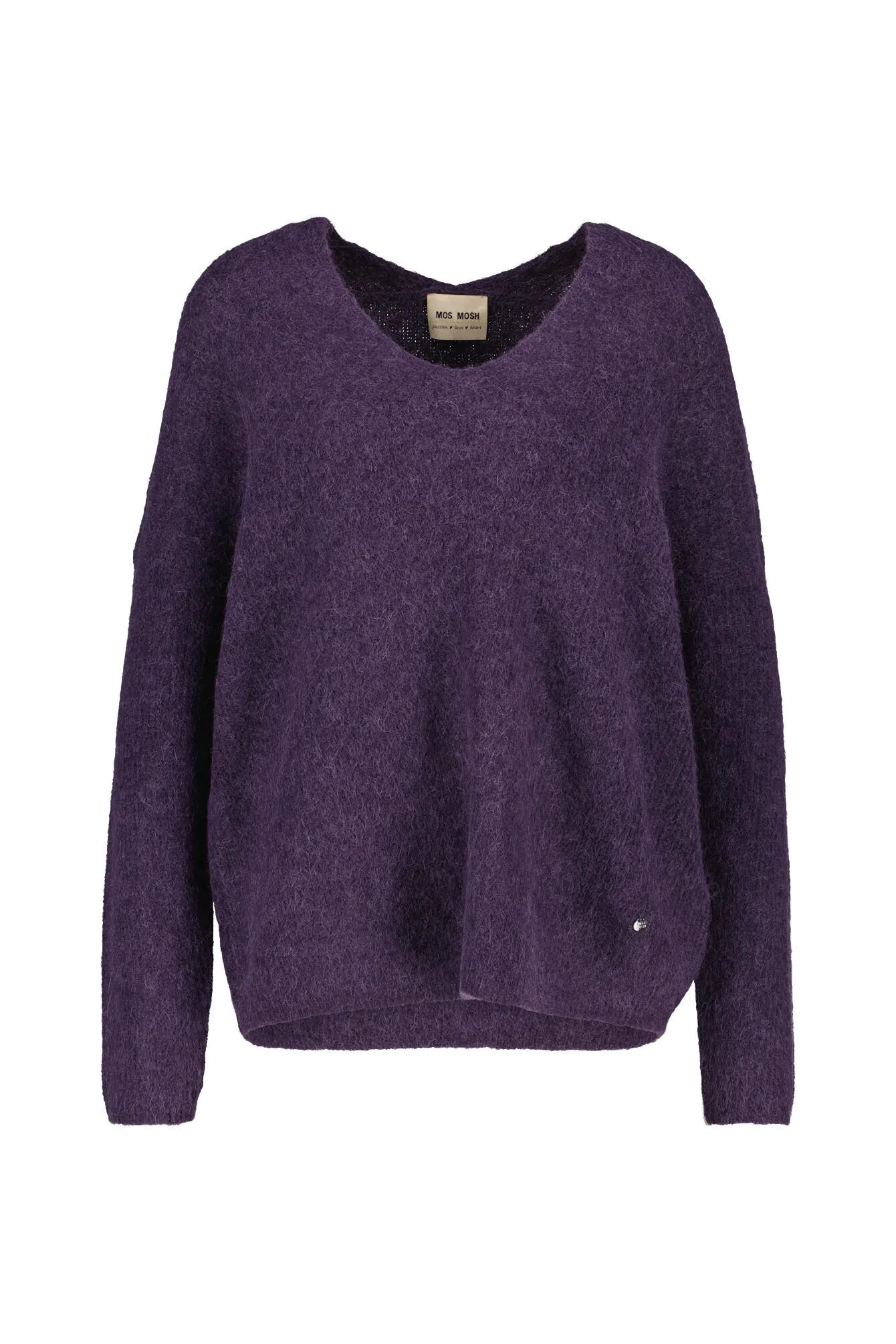 Strickpullover mit V-Ausschnitt