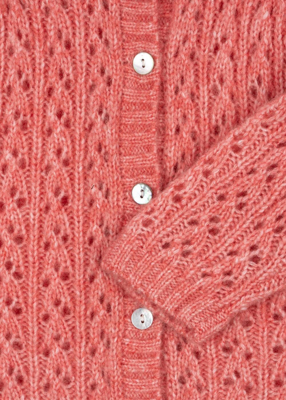 Strick-Cardigan ISA aus Wollmix
