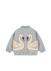 Bomberjacke mit Bündchenkragen