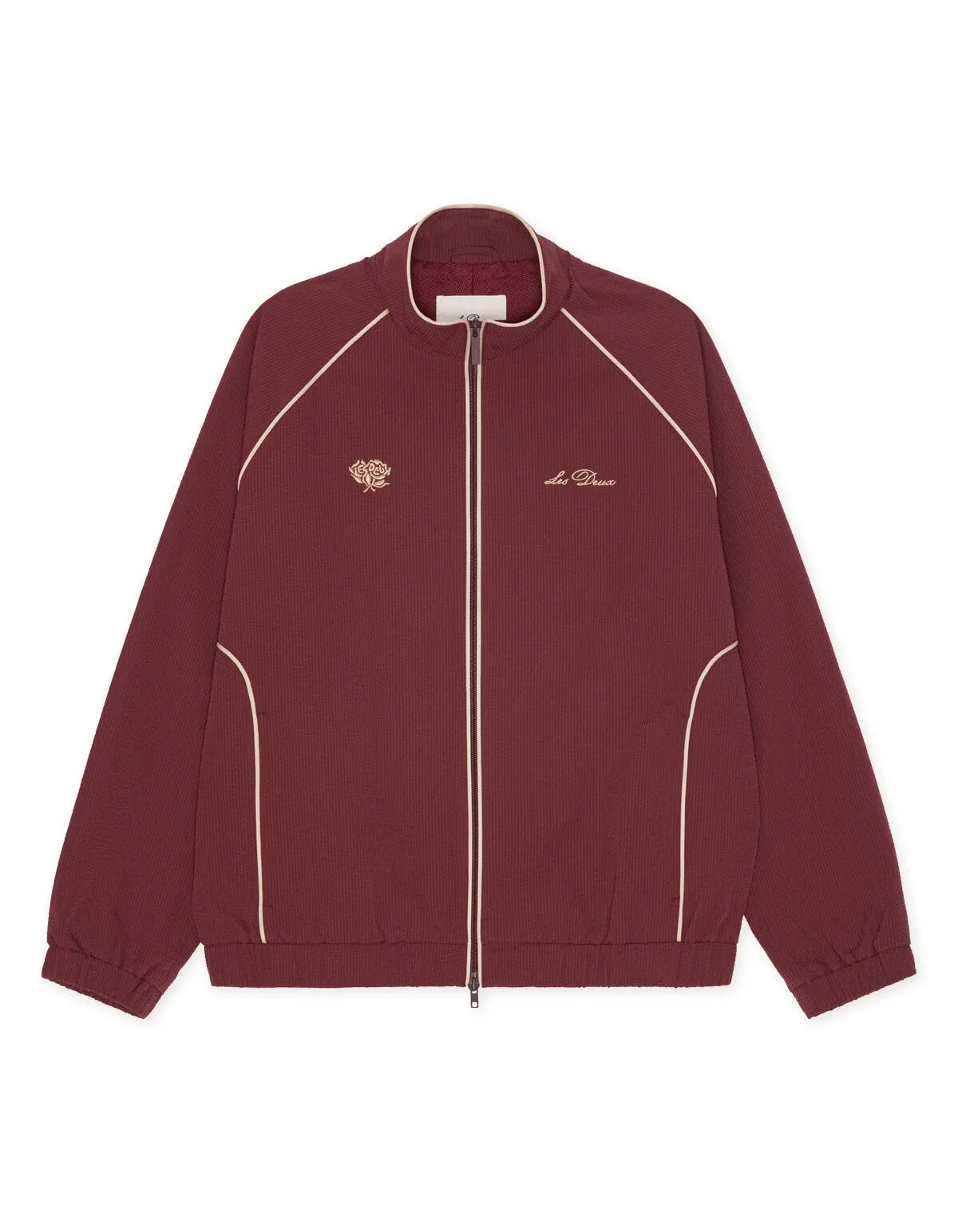 Trainingsjacke aus Seersucker
