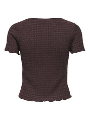 T-Shirt mit Struktur ONLILSE