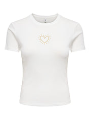 T-Shirt Slim Fit aus Baumwolle