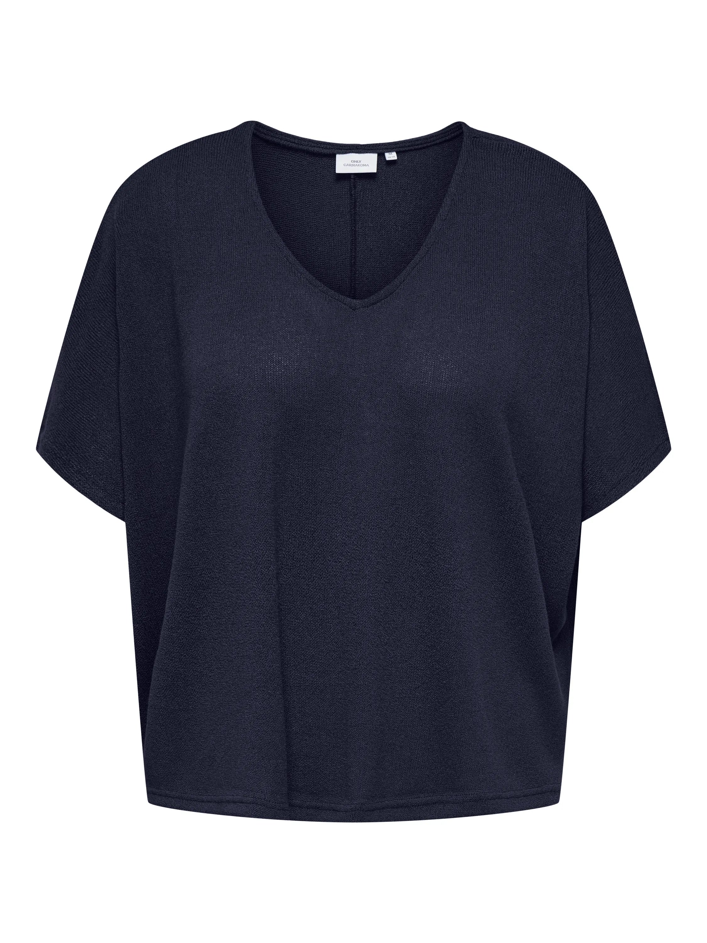 Strick-T-Shirt CARTAMMI aus Viskosemix