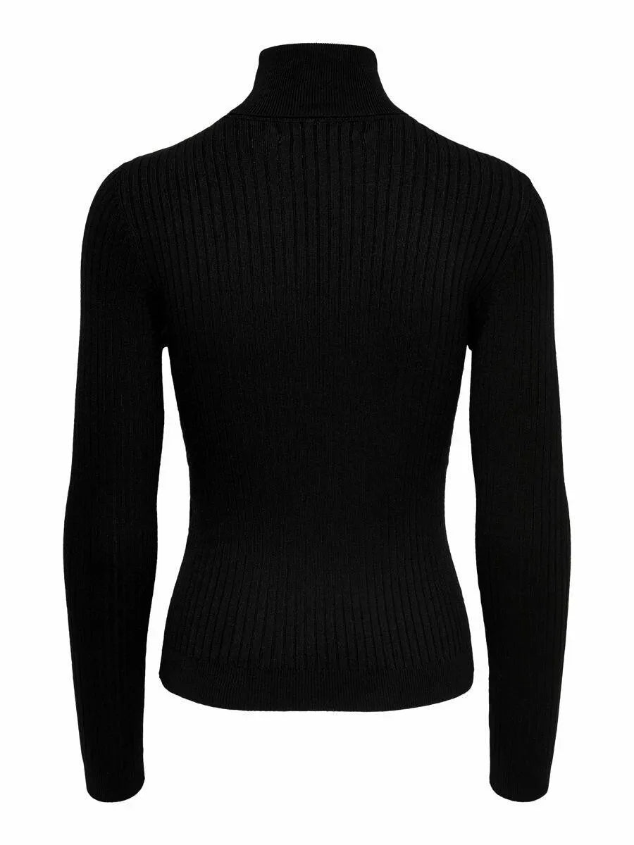 Strickpullover mit Rollkragen