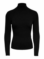 Strickpullover mit Rollkragen