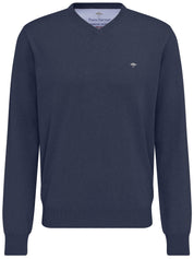 Strickpullover mit V-Ausschnitt