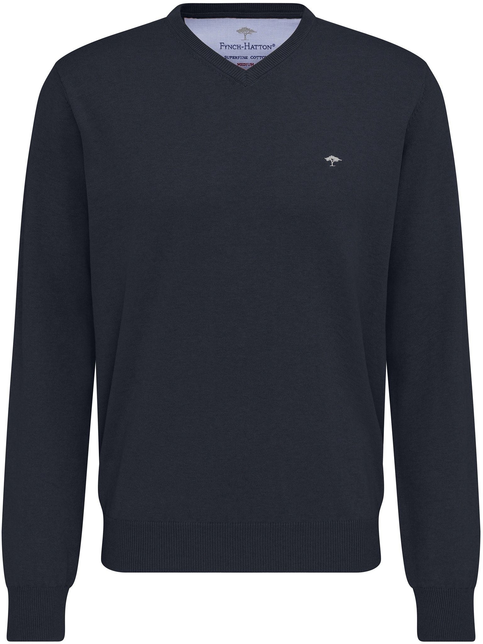 Strickpullover mit V-Ausschnitt