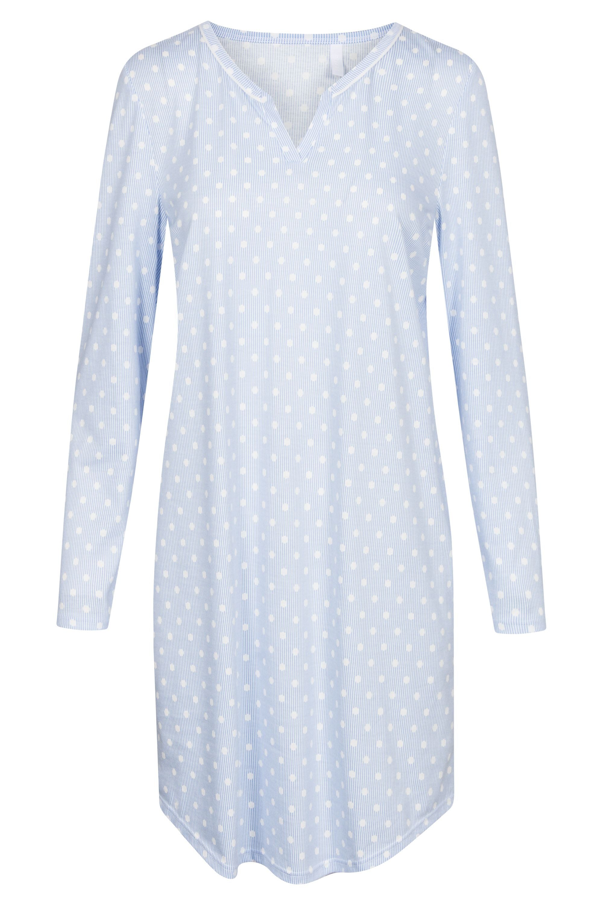 Gepunktetes Schlafkleid