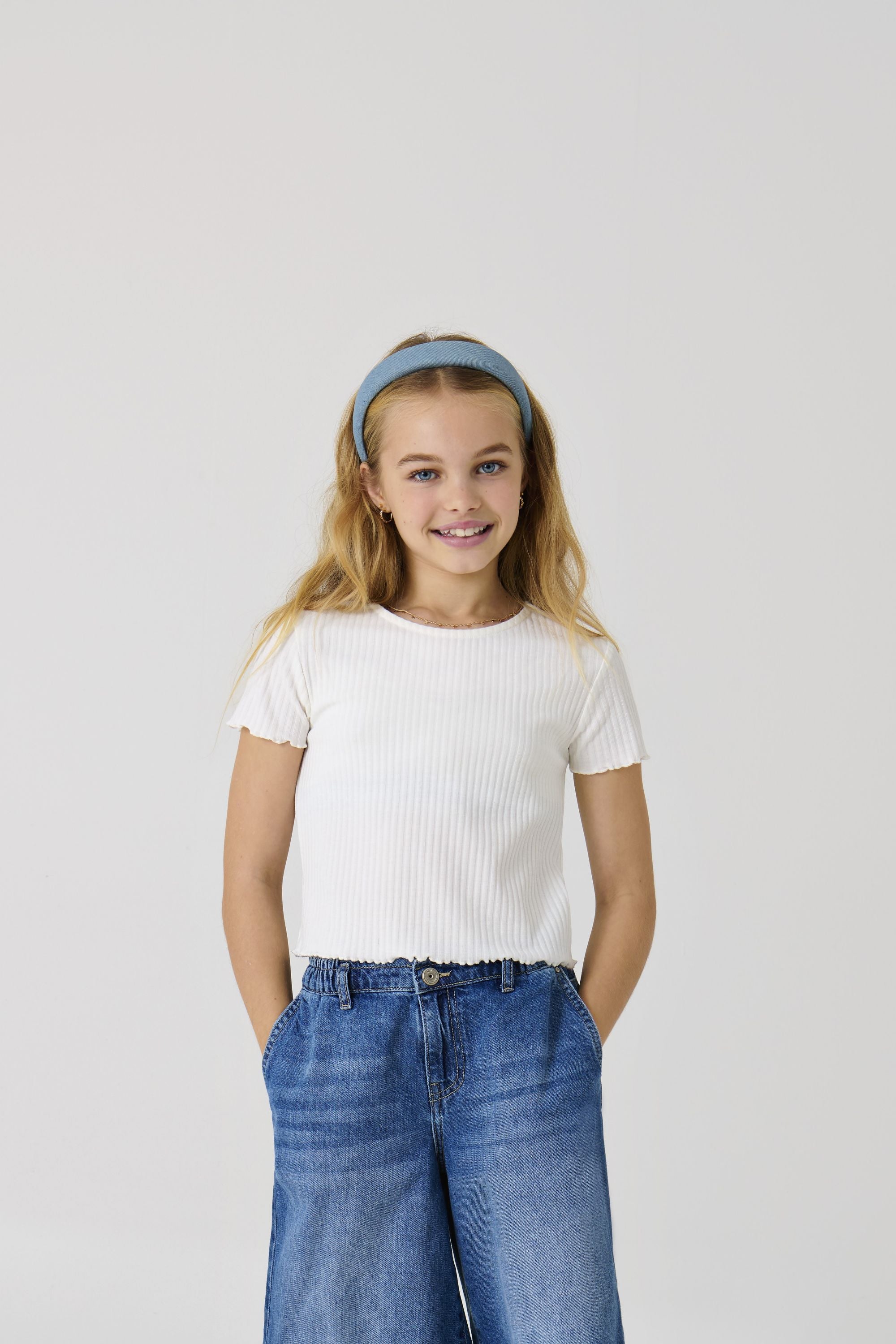 Geripptes T-Shirt