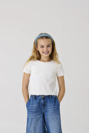 Geripptes T-Shirt